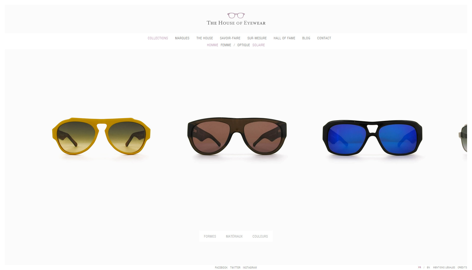 the-house-website-screenshot-collection-optique-homme-femme